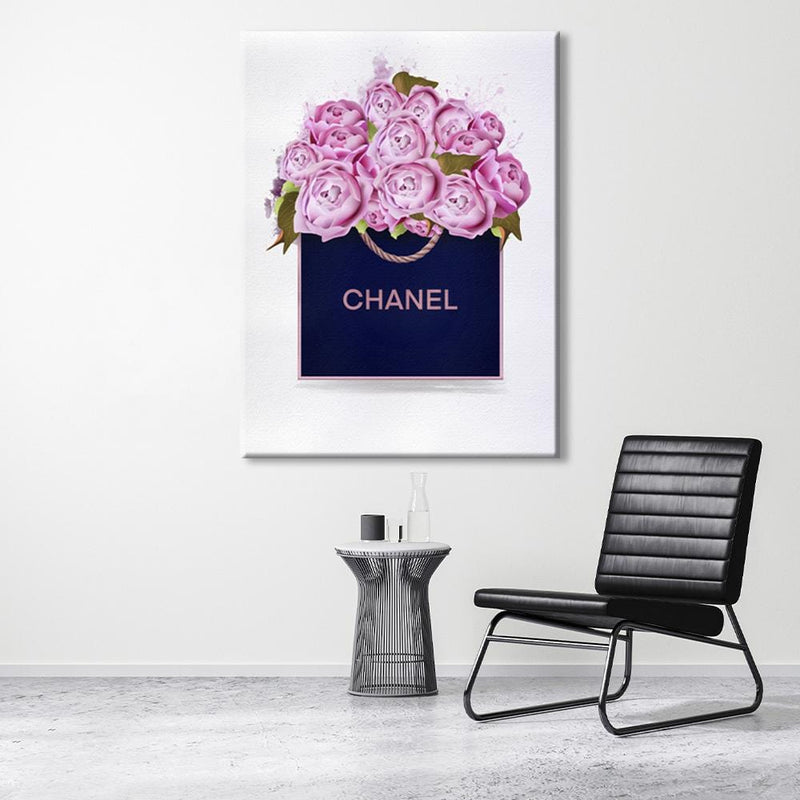 Blumen-Luxus-Leinwand