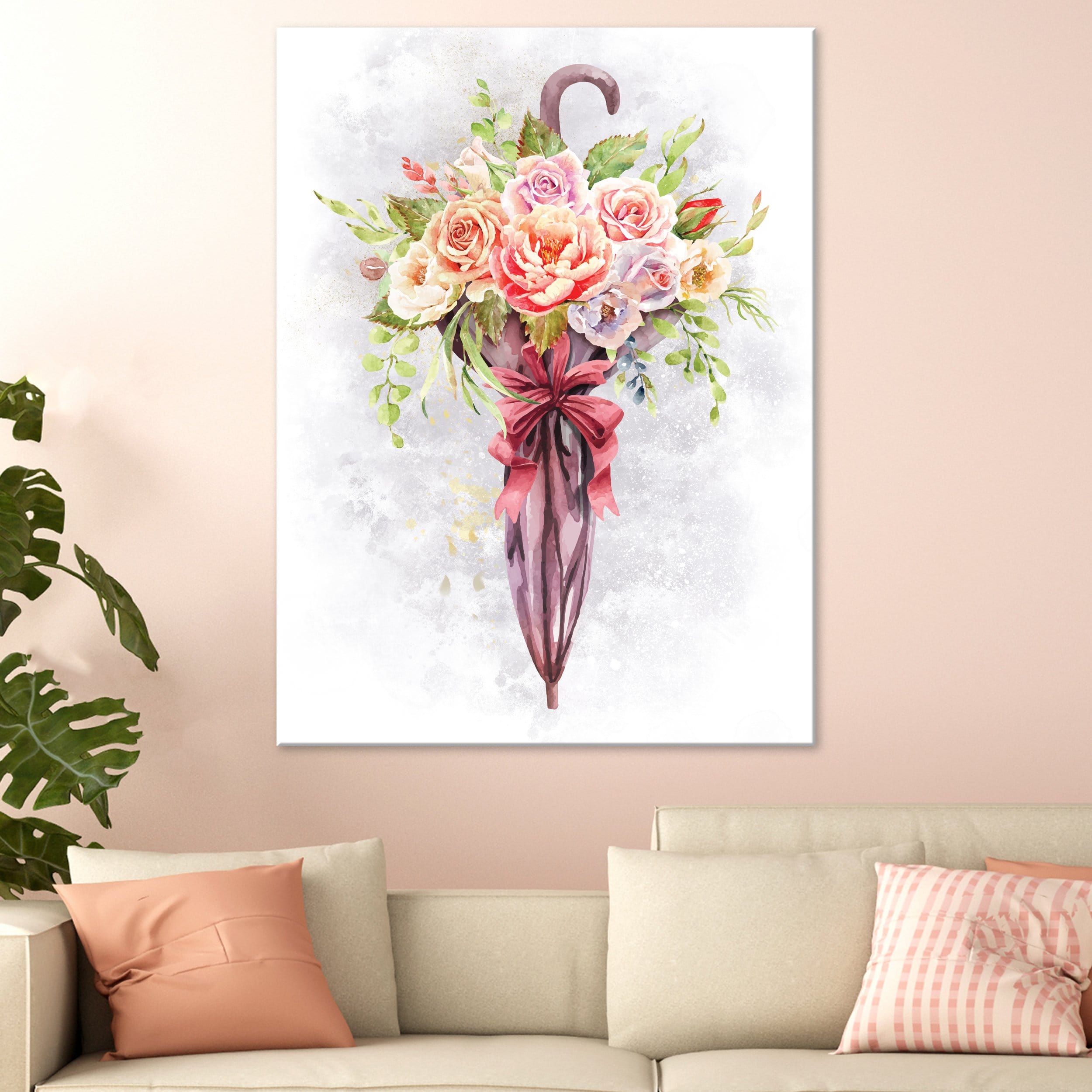 Flower umbrella Canvas