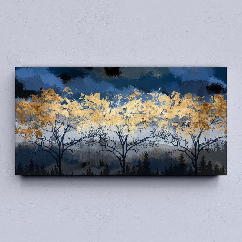 Forest at Night Canvas