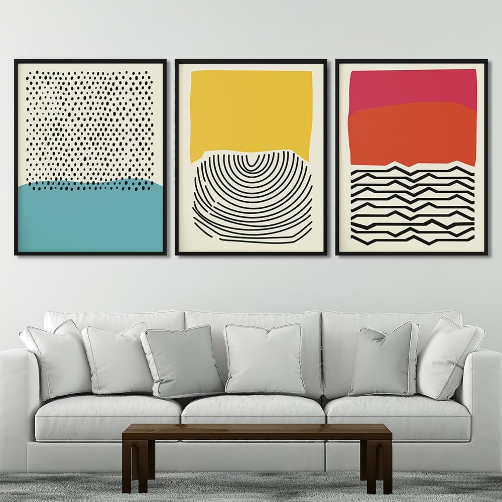 Geometric Abstract Canvas