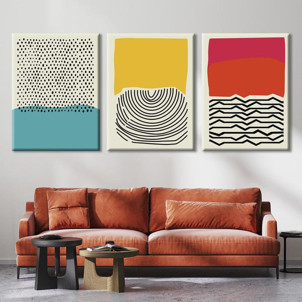 Geometric Abstract Canvas