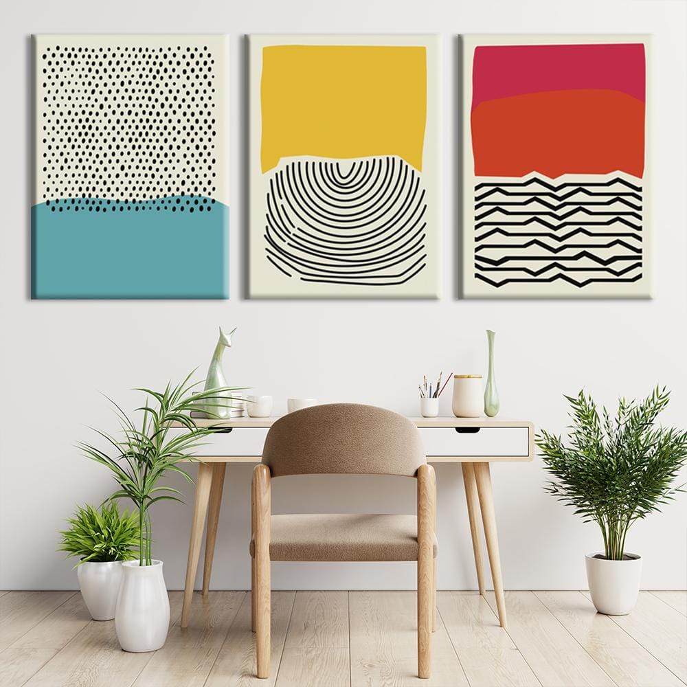 Geometric Abstract Canvas