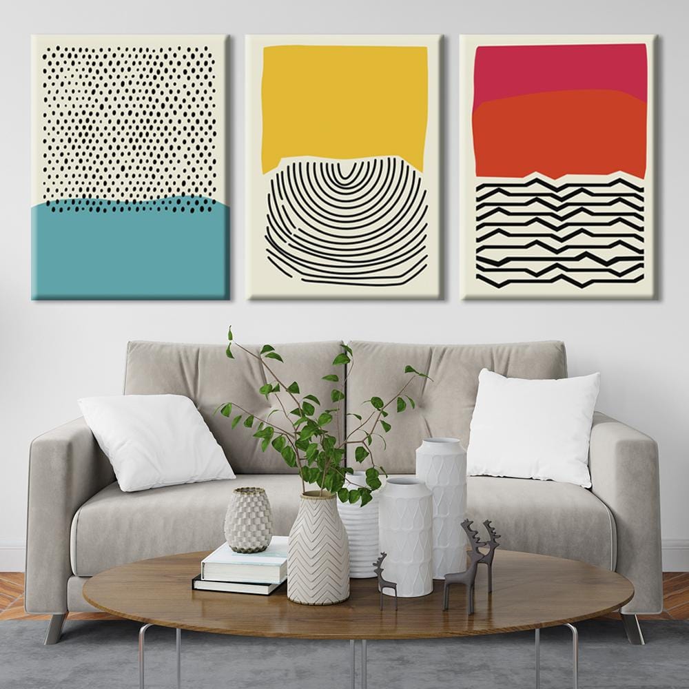 Geometric Abstract Canvas