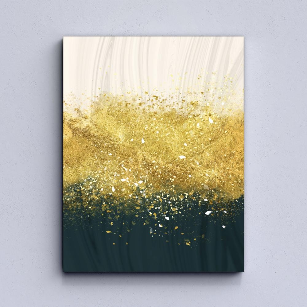 Golden Splash Canvas