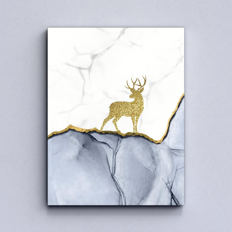 Golden deer Canvas