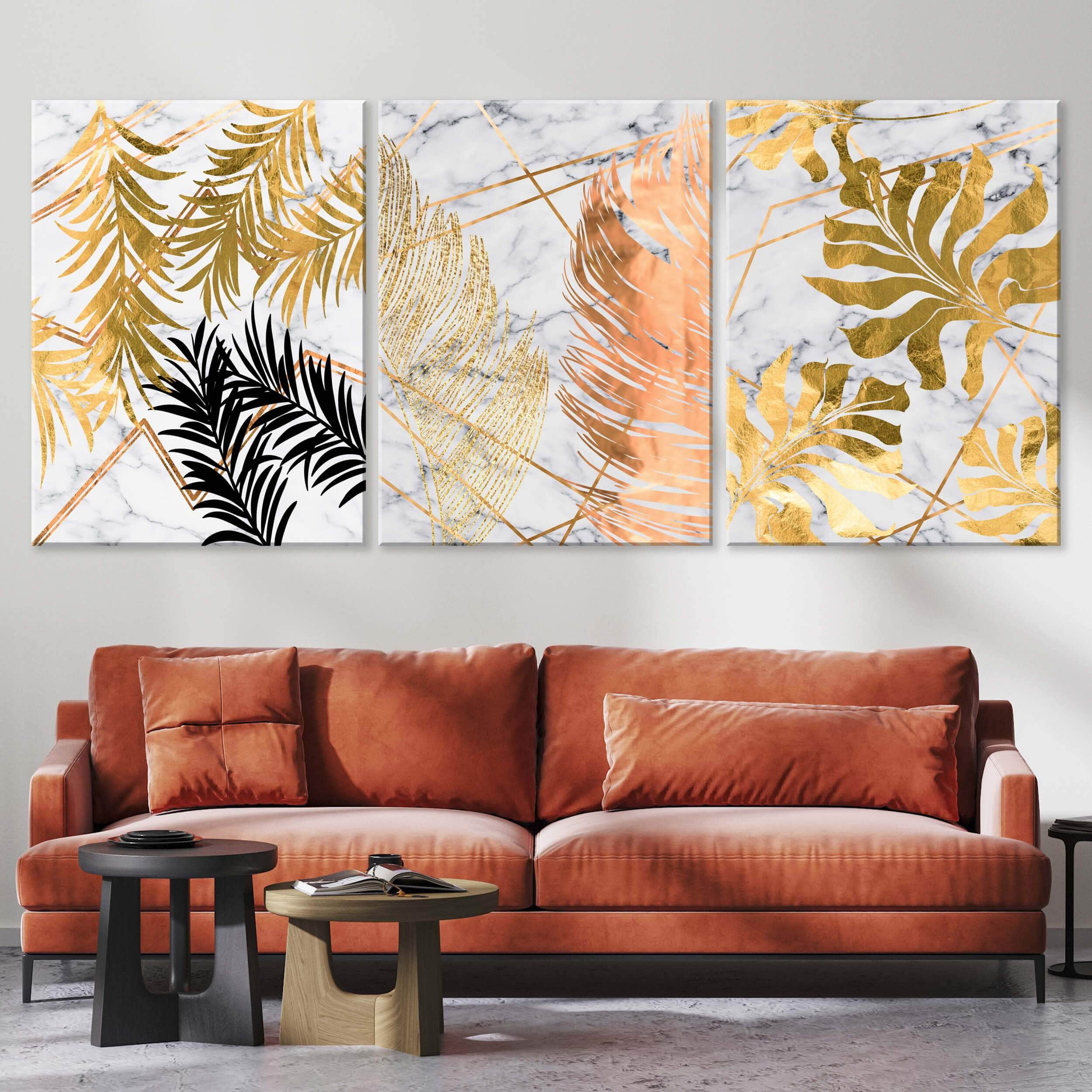 Golden Leaf Canvas