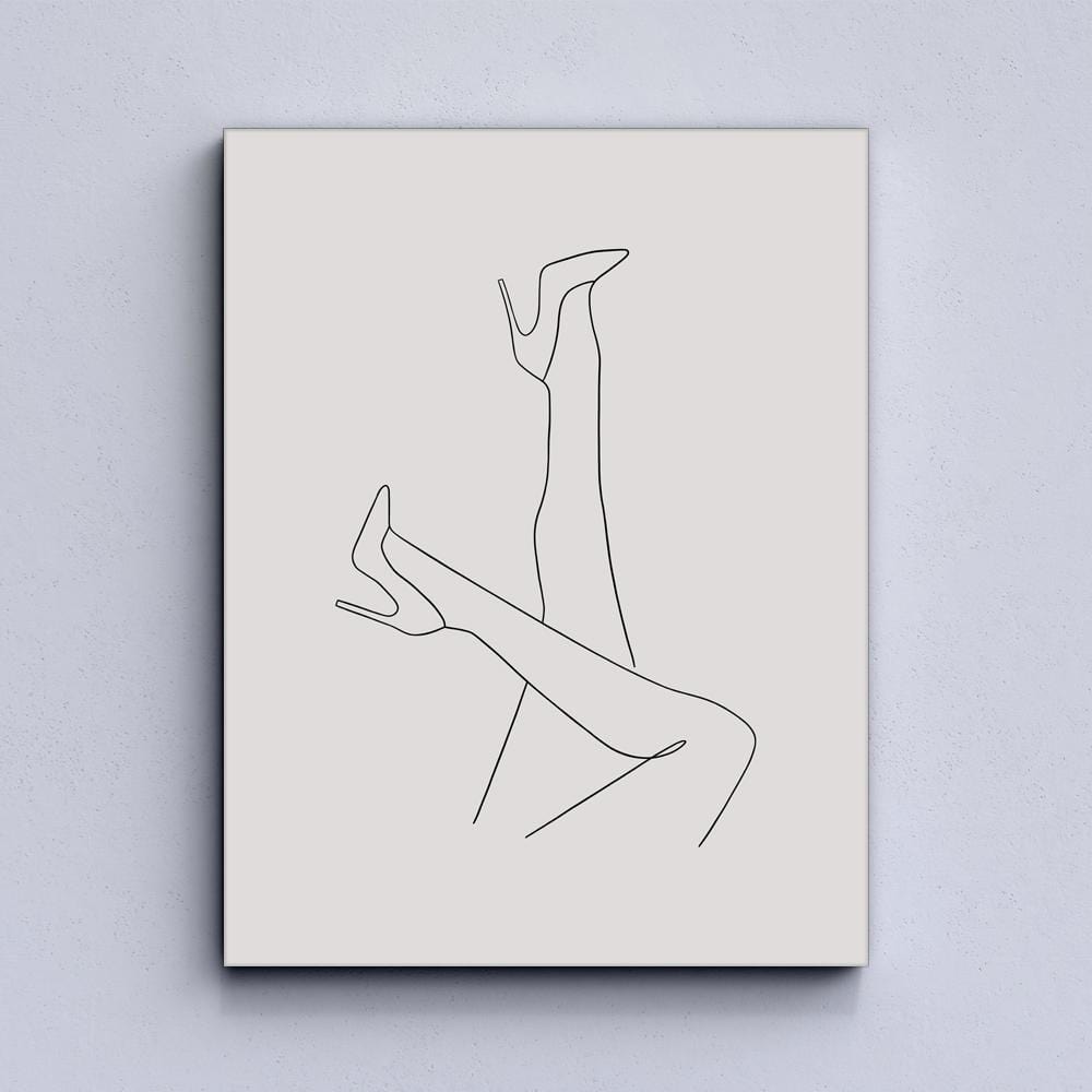 Heels In The Air Canvas