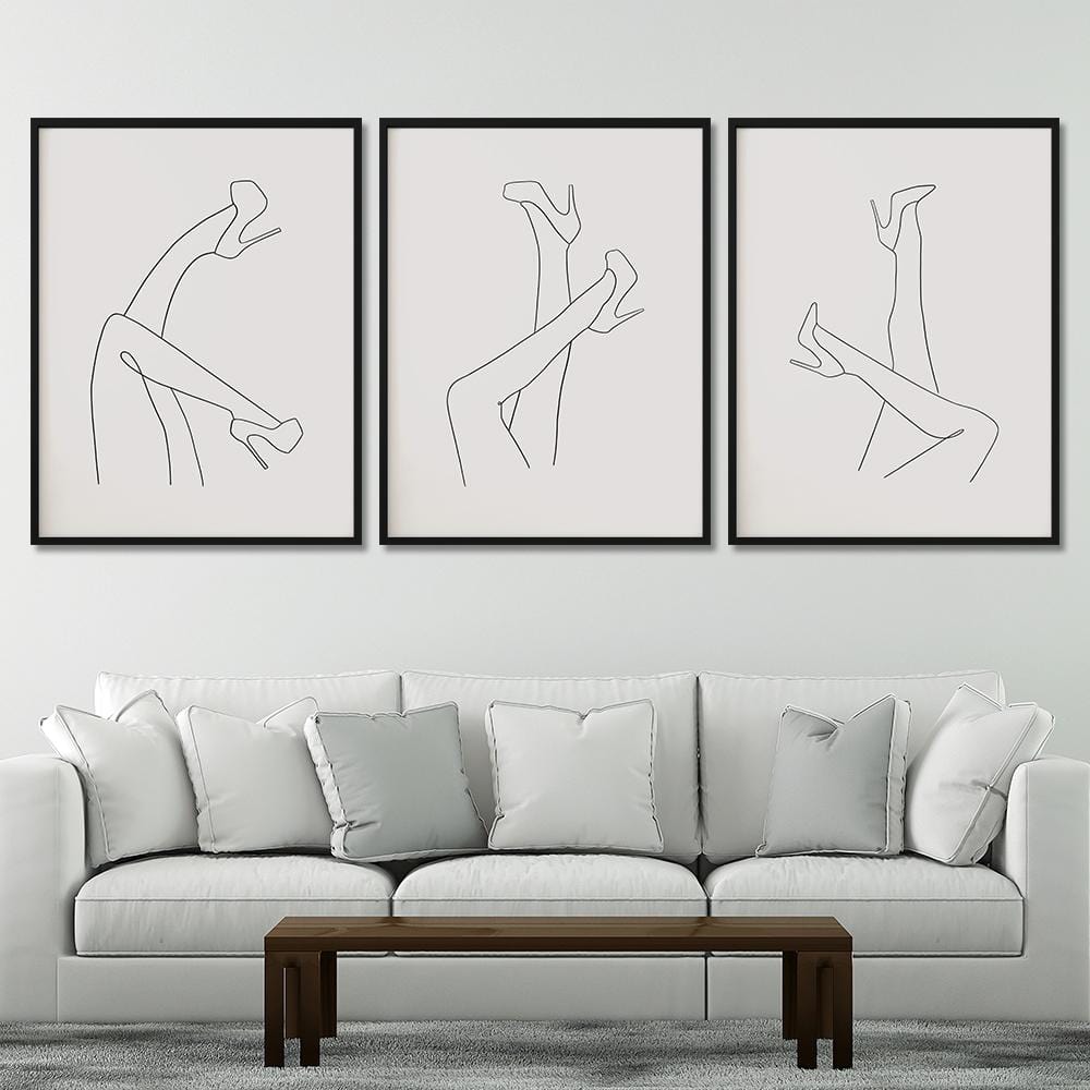 Heels In The Air Canvas