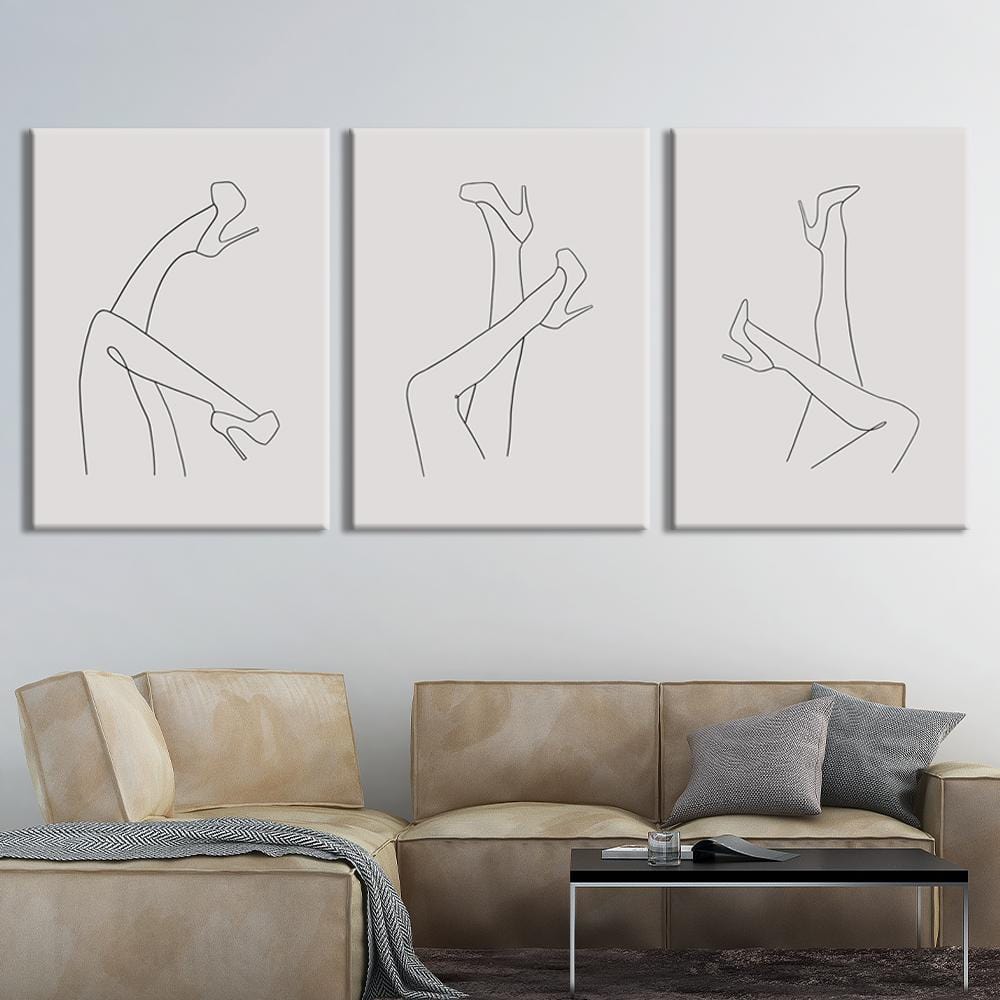 Heels In The Air Canvas