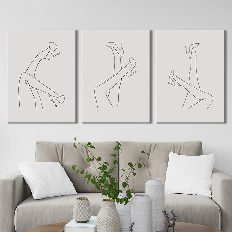 Heels In The Air Canvas