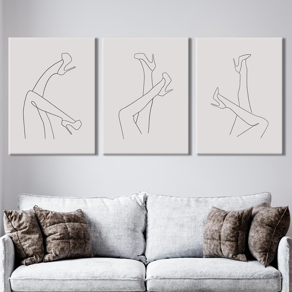 Heels In The Air Canvas