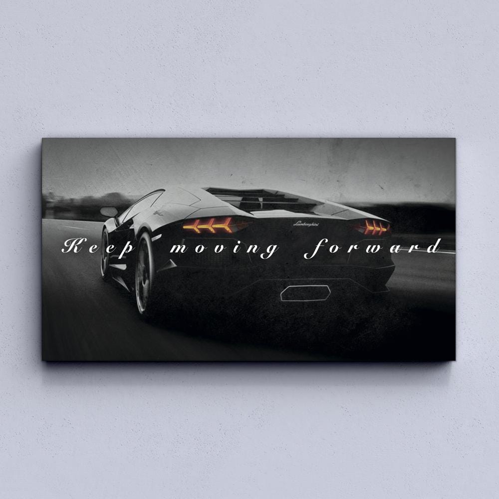 Lamborghini  - Keep Moving Forward Canvas