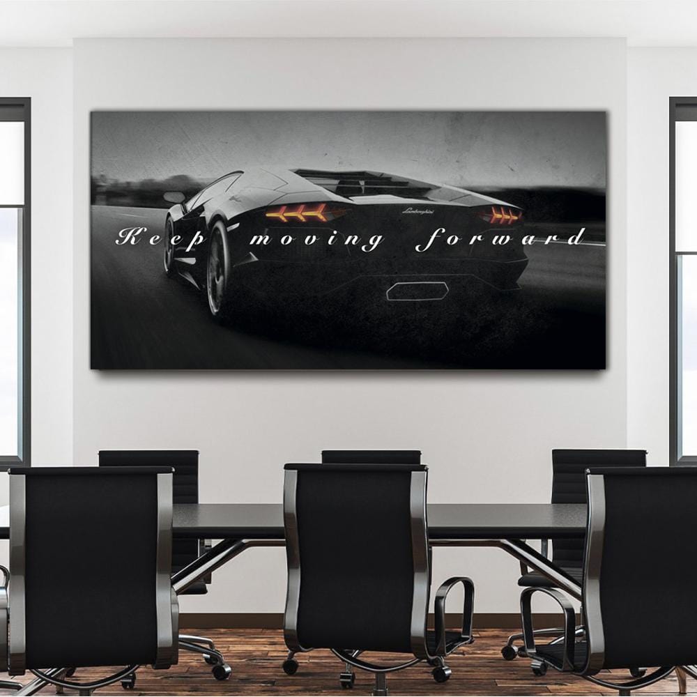 Lamborghini  - Keep Moving Forward Canvas