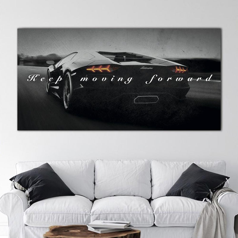 Lamborghini  - Keep Moving Forward Canvas
