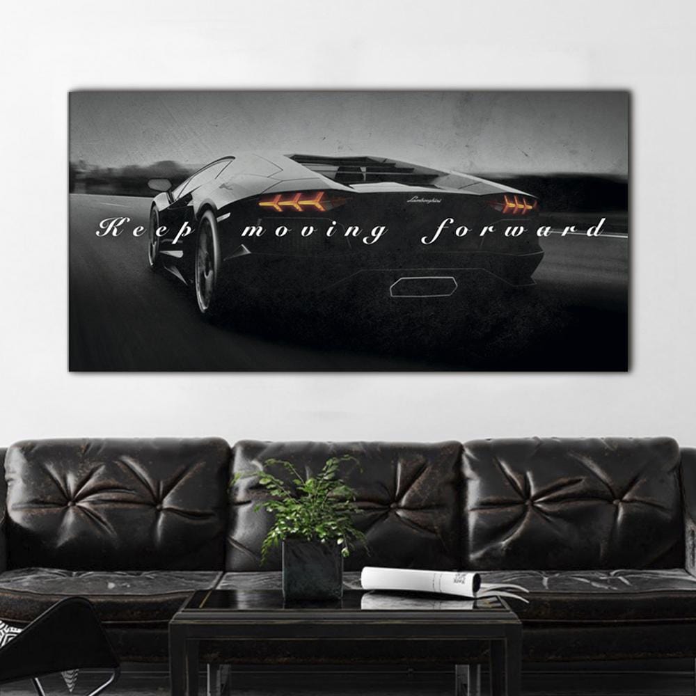 Lamborghini  - Keep Moving Forward Canvas