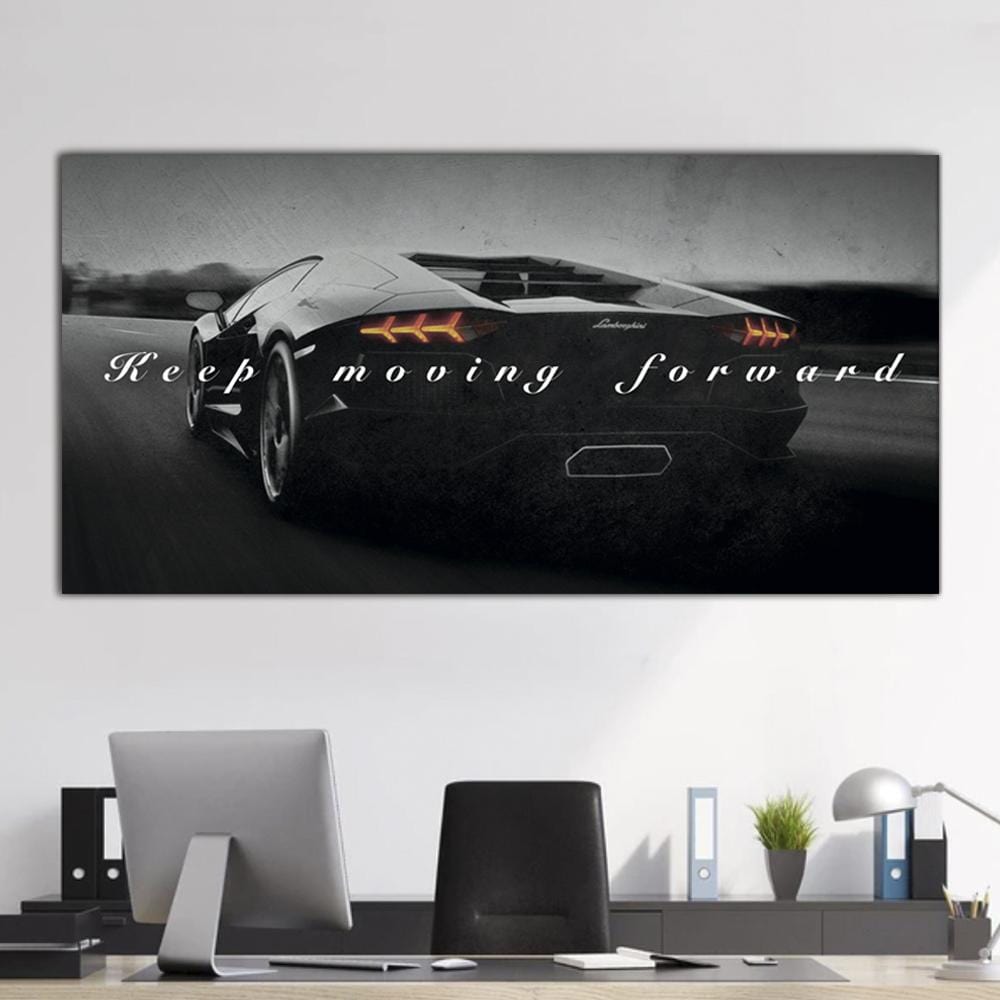 Lamborghini  - Keep Moving Forward Canvas