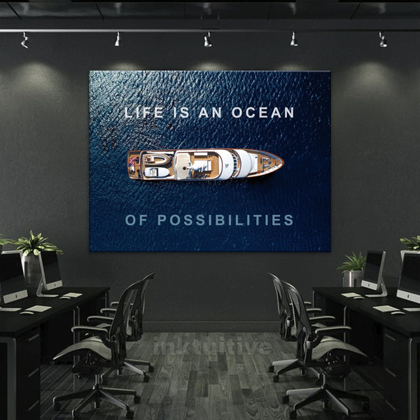 La vie est une toile océanique