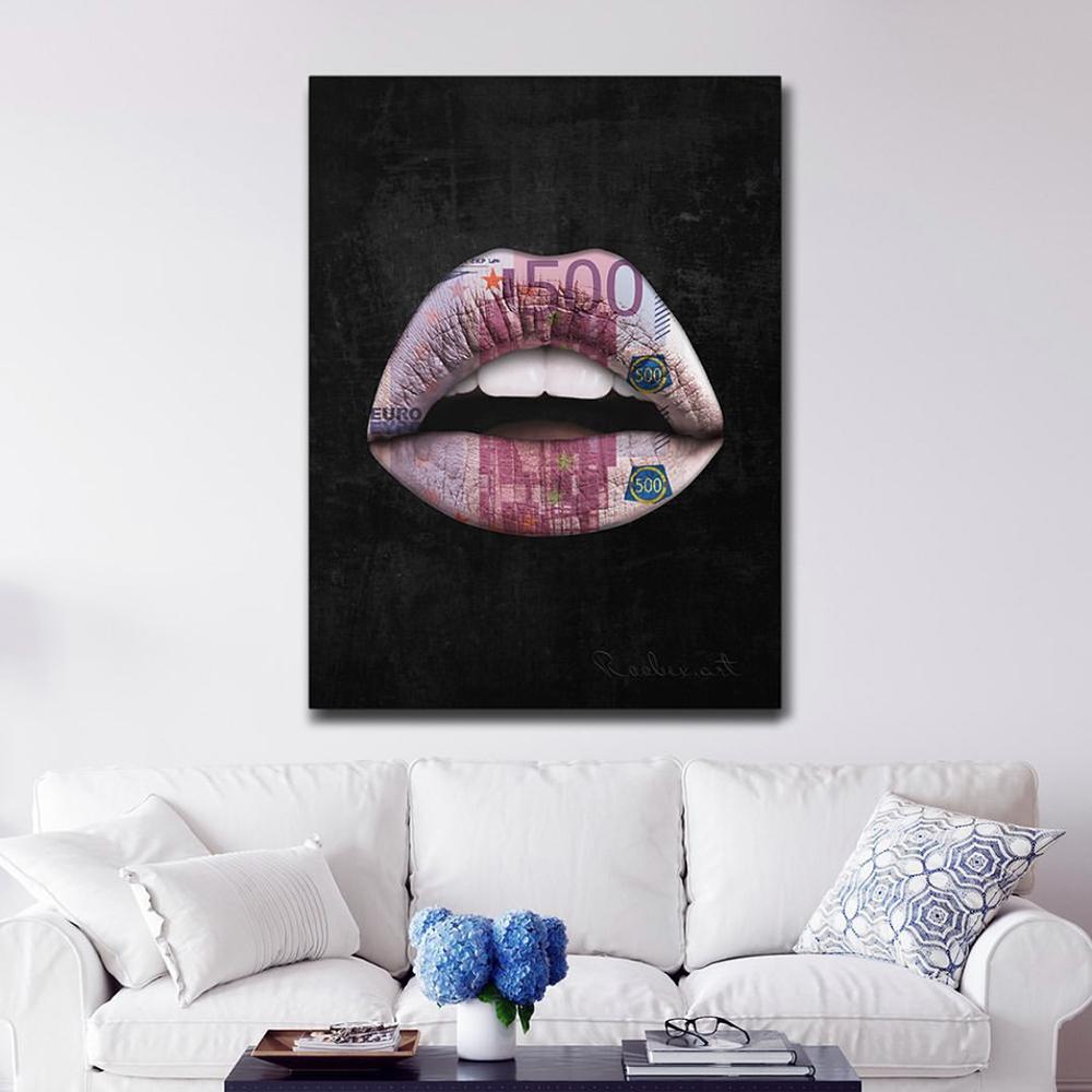 Lippen Euro Black Canvas