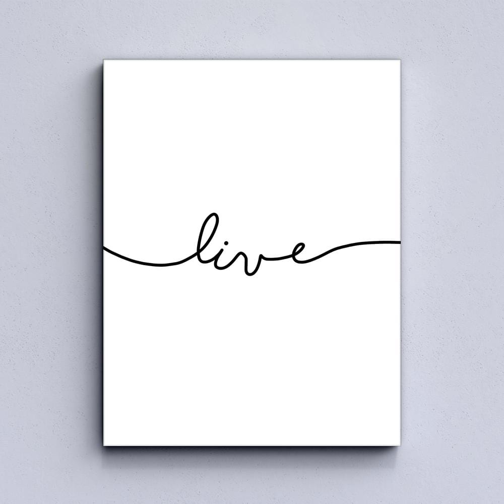 Live Laugh Love Canvas