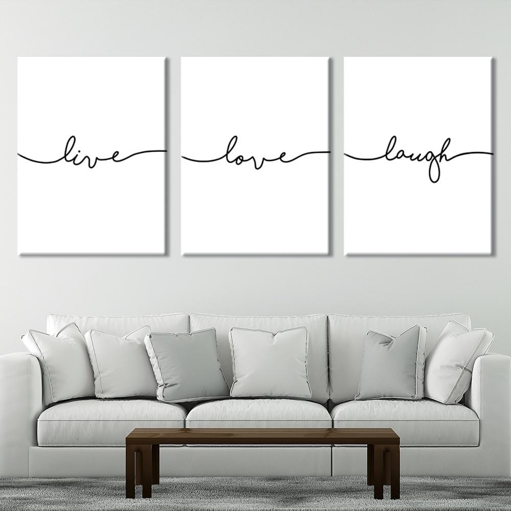 Live Laugh Love Canvas