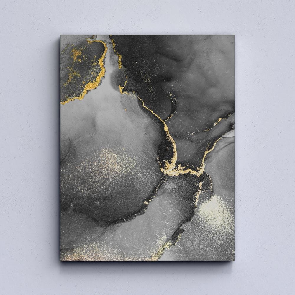 Luxury Golden Abstract Canvas