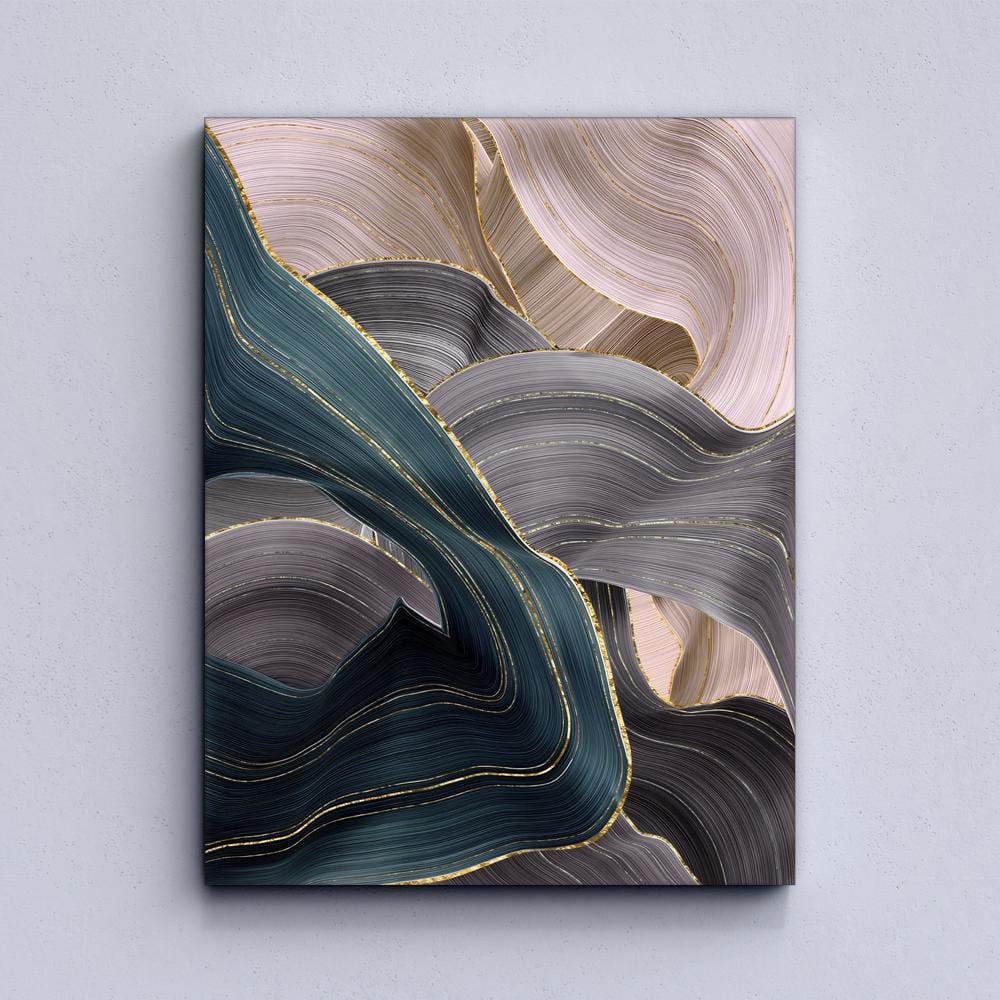 Luxury Ribbon Abstract Canvas