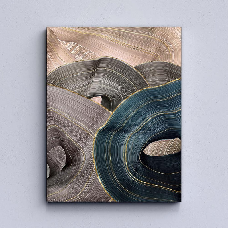 Luxury Ribbon Abstract Canvas