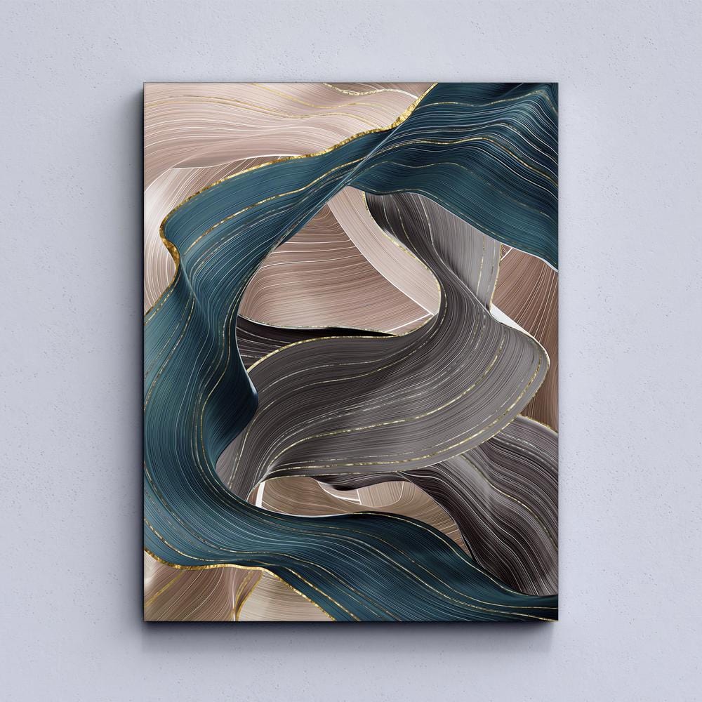 Luxury Ribbon Abstract Canvas