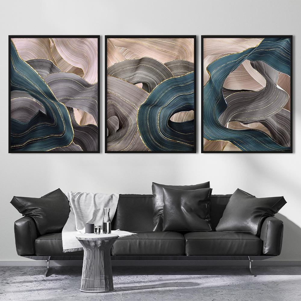 Luxury Ribbon Abstract Canvas