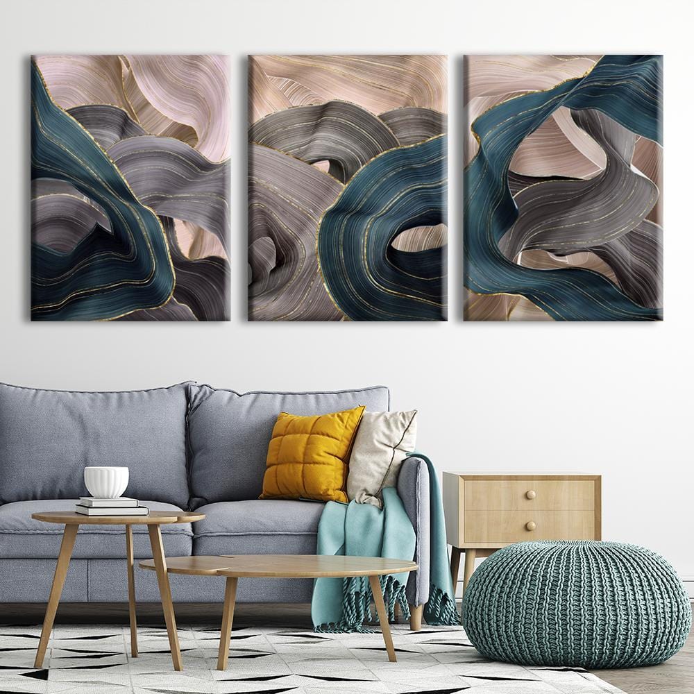 Luxury Ribbon Abstract Canvas