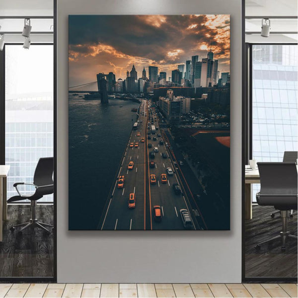 Traveling Framed Canvas Wall Art Print – Canvas4walls