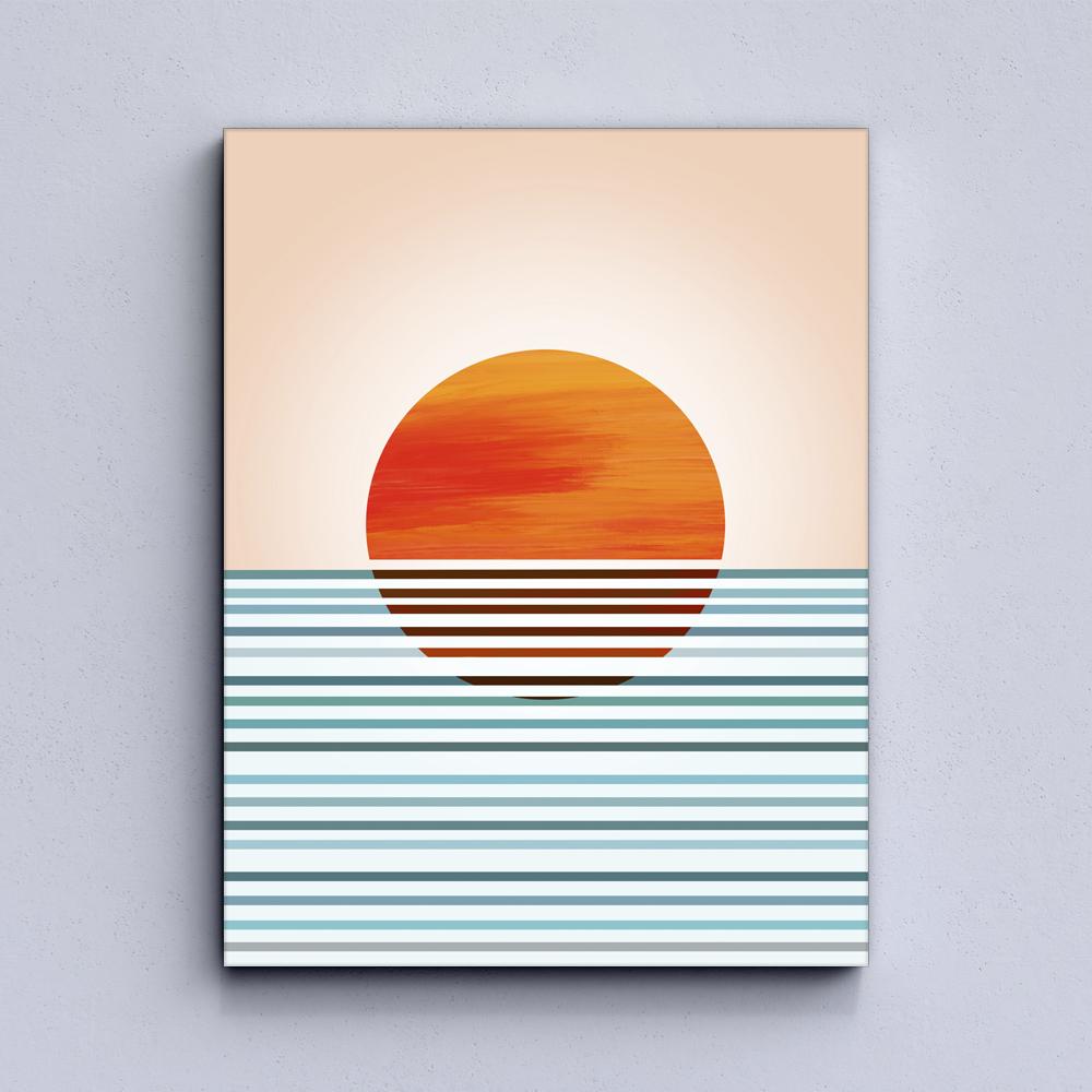 Minimal Sunset Canvas