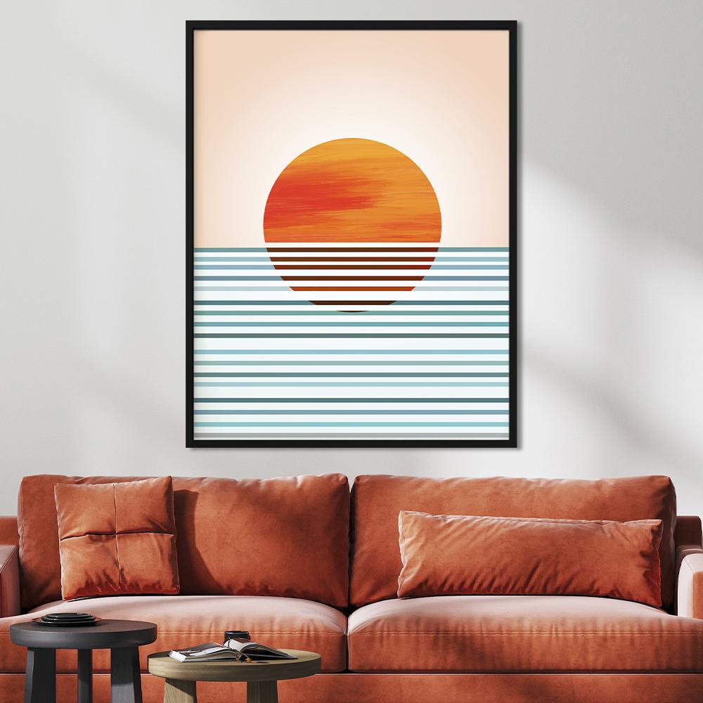 Minimal Sunset Canvas