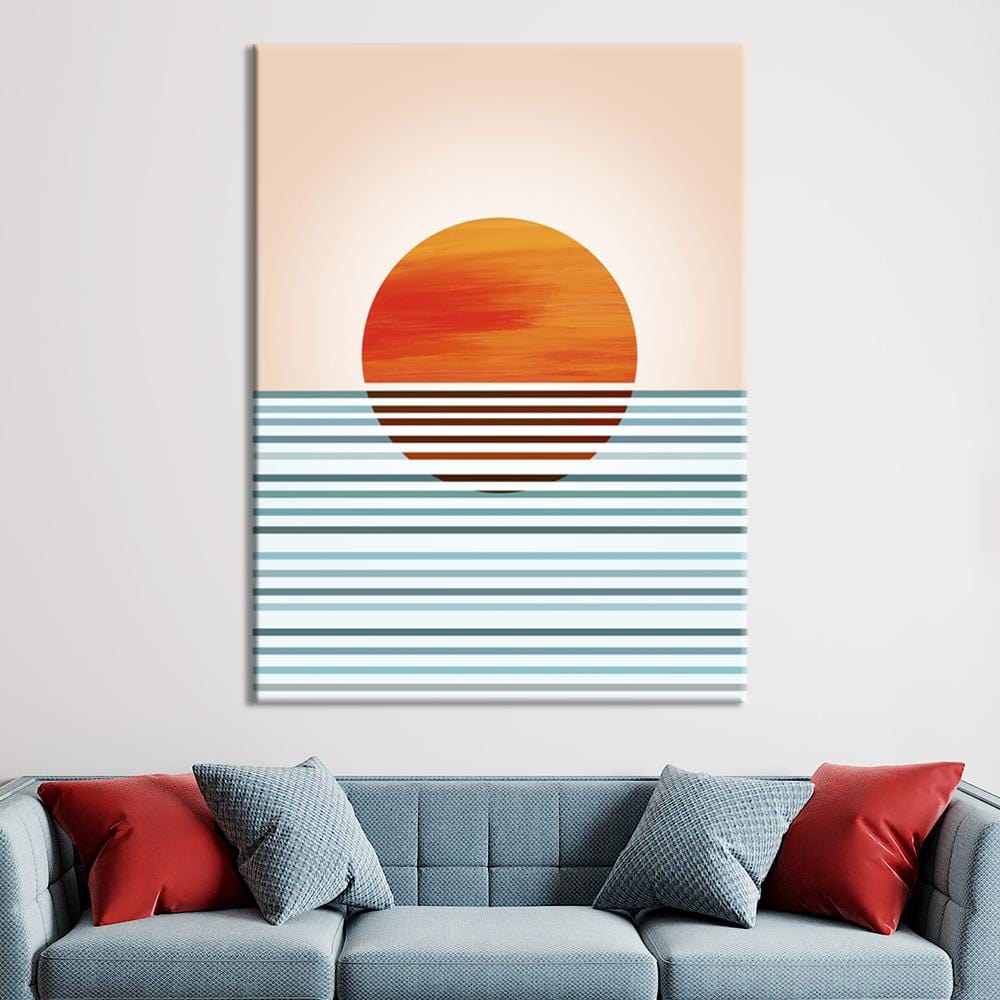 Minimal Sunset Canvas