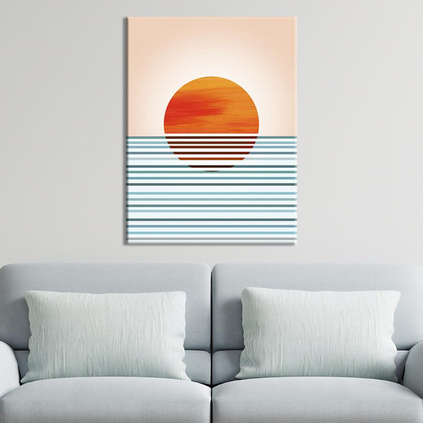 Minimal Sunset Canvas