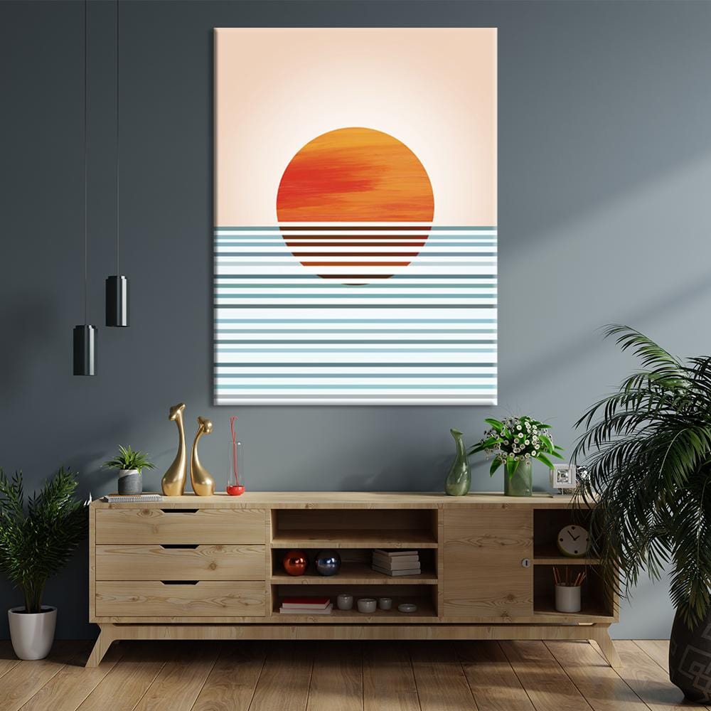 Minimal Sunset Canvas