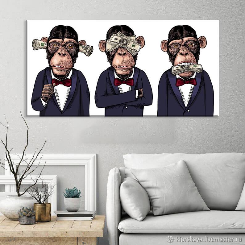 Money Monkeys Canvas