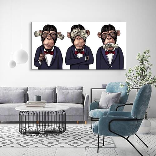 Money Monkeys Canvas