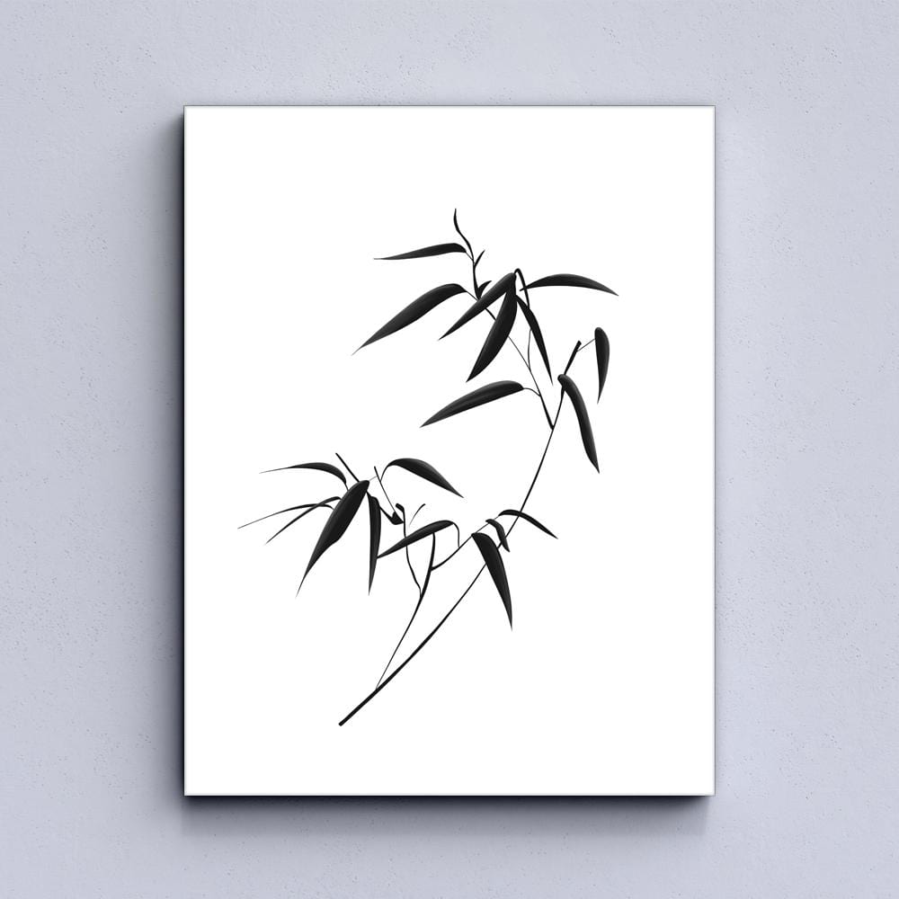 Obsidian Flower Canvas