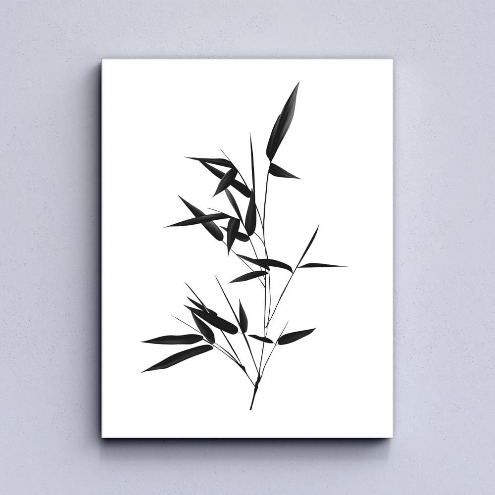 Obsidian Flower Canvas