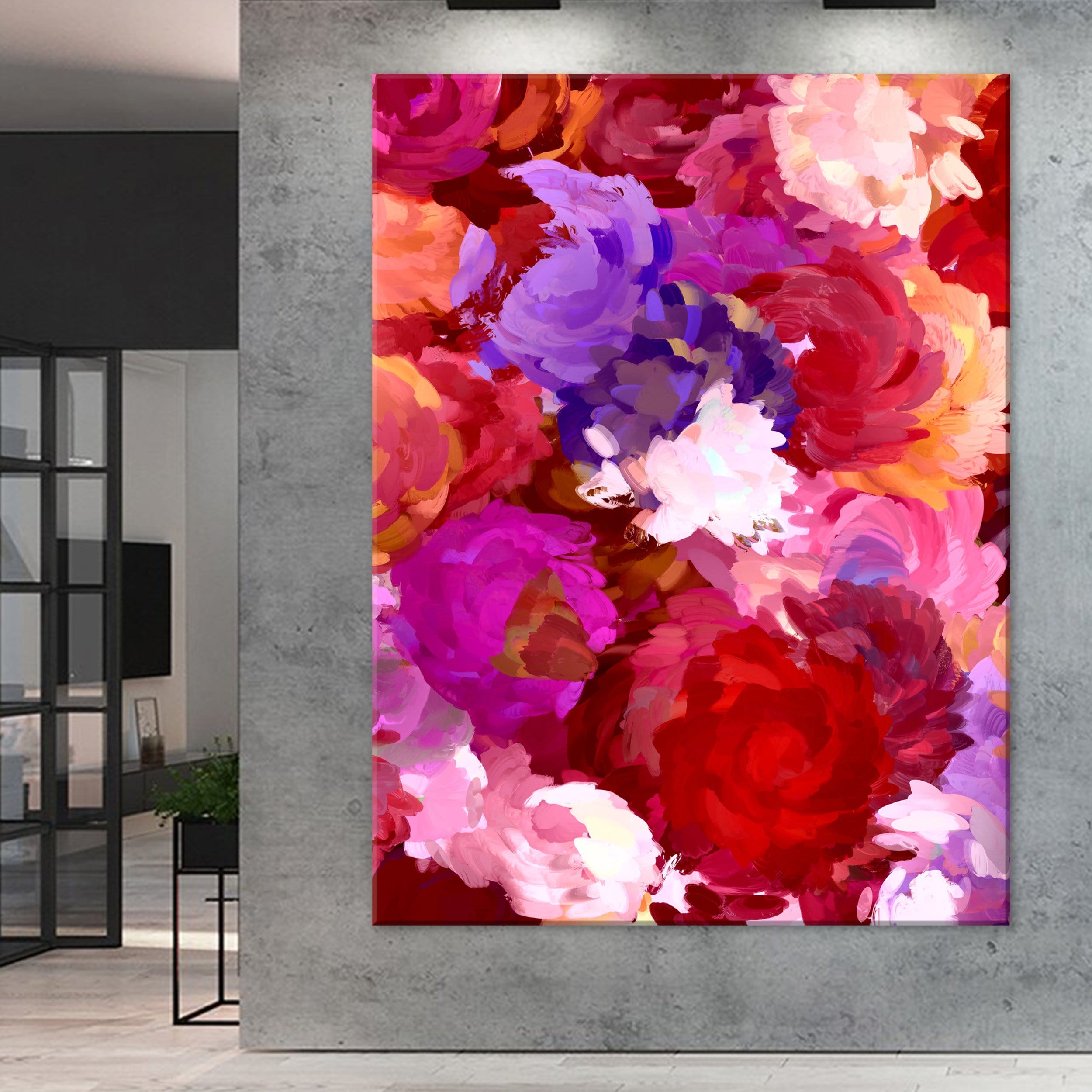 Painted Bouquet Canvas