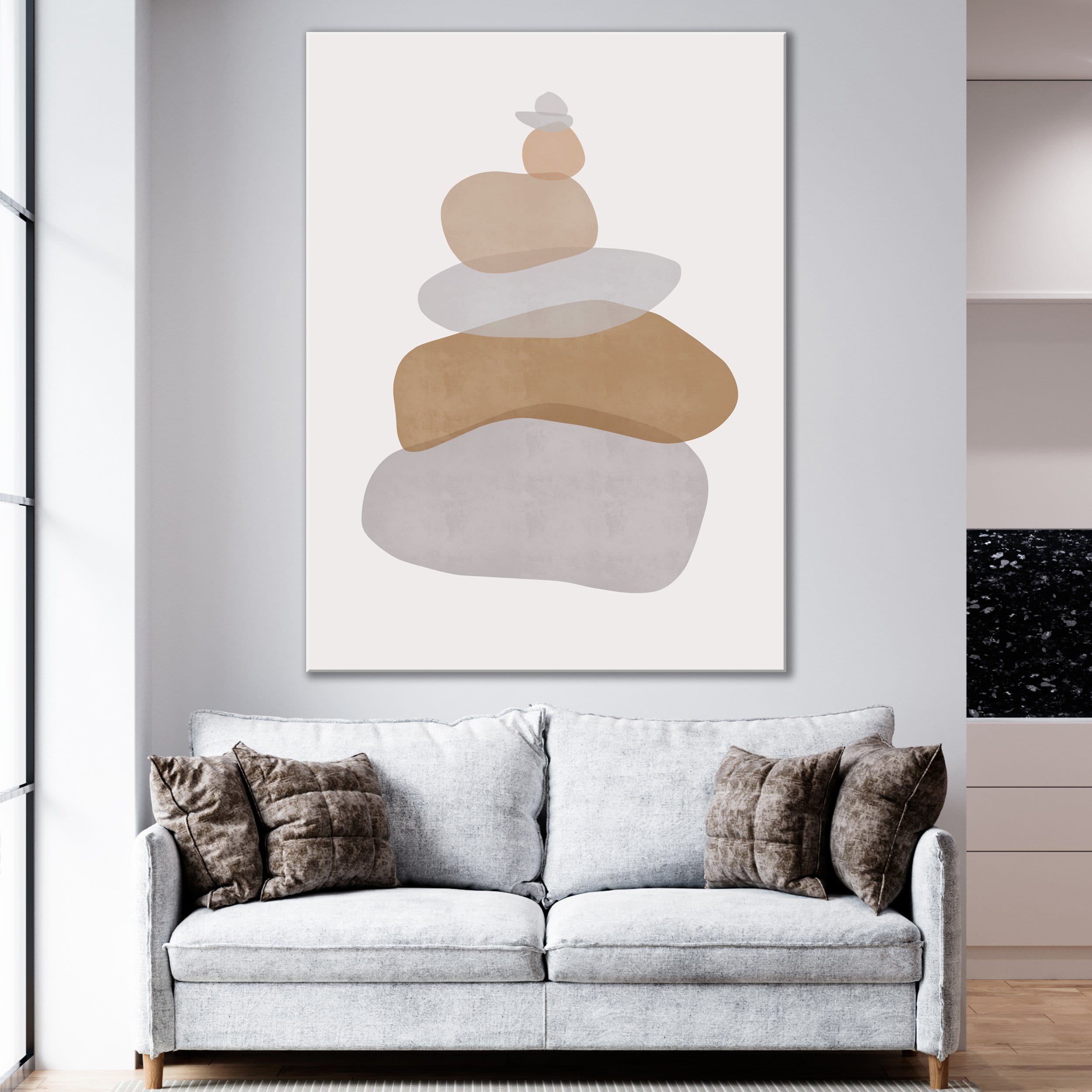 Pebble Stack Canvas