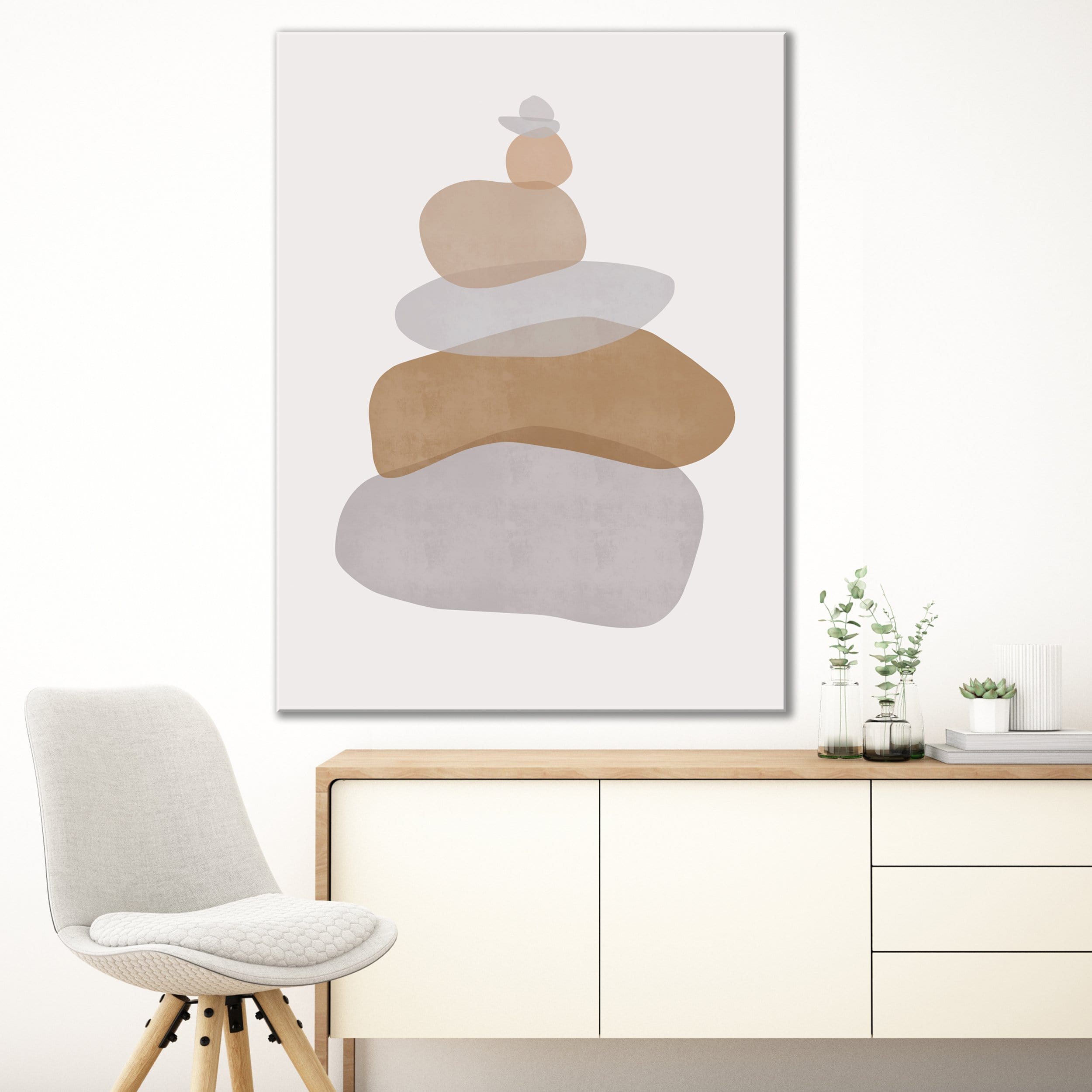 Pebble Stack Canvas