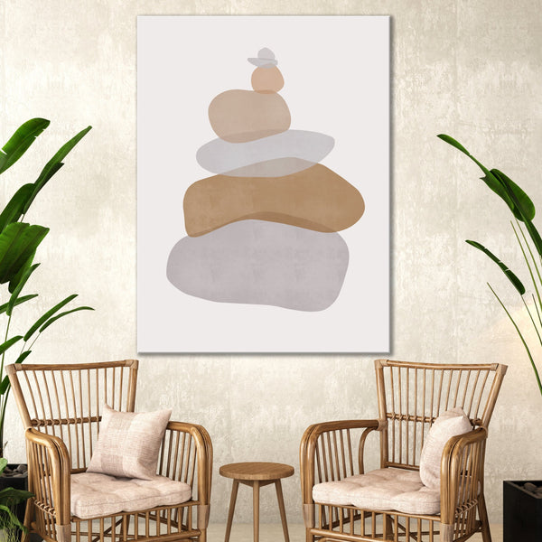 Pebble Stack Canvas