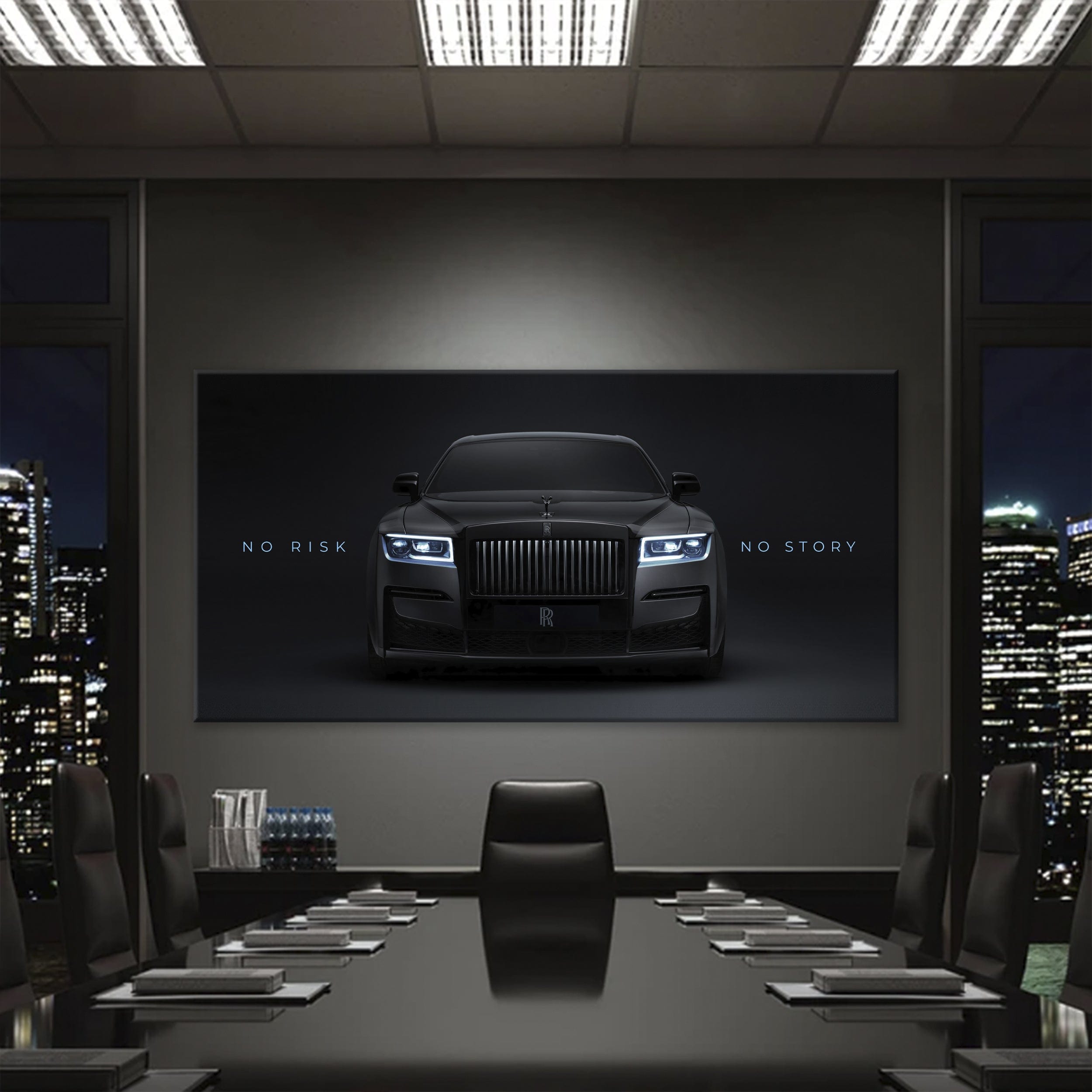 Rolls Royce: No Risk - No Story Canvas