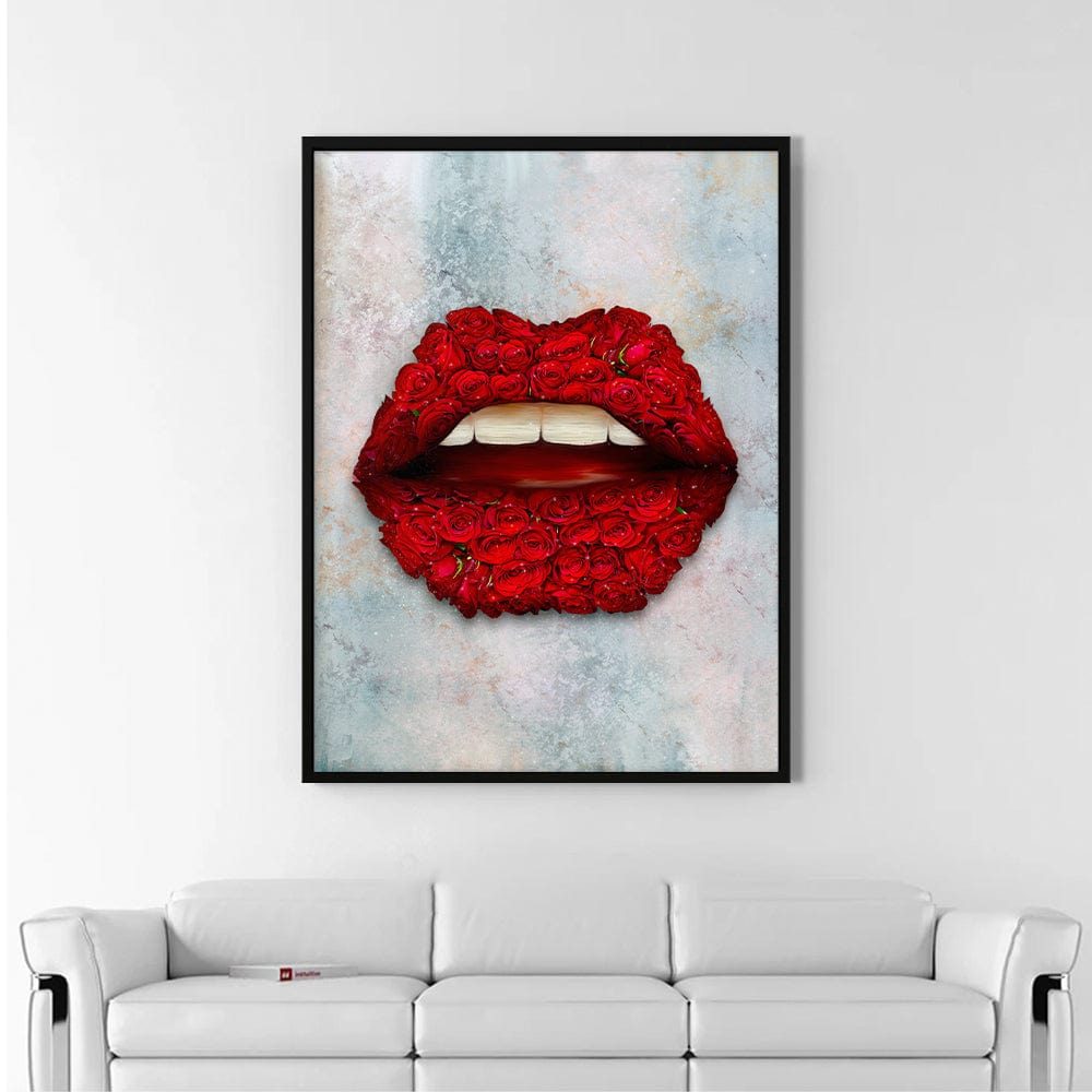 Rose Lips Canvas