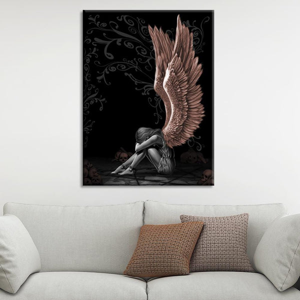 Sad Angel Canvas