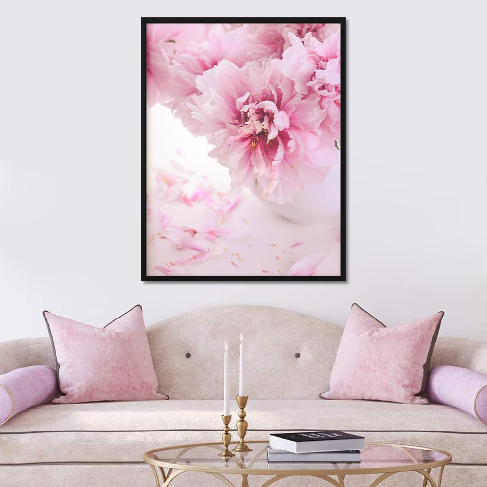 Shaded Pink Canvas