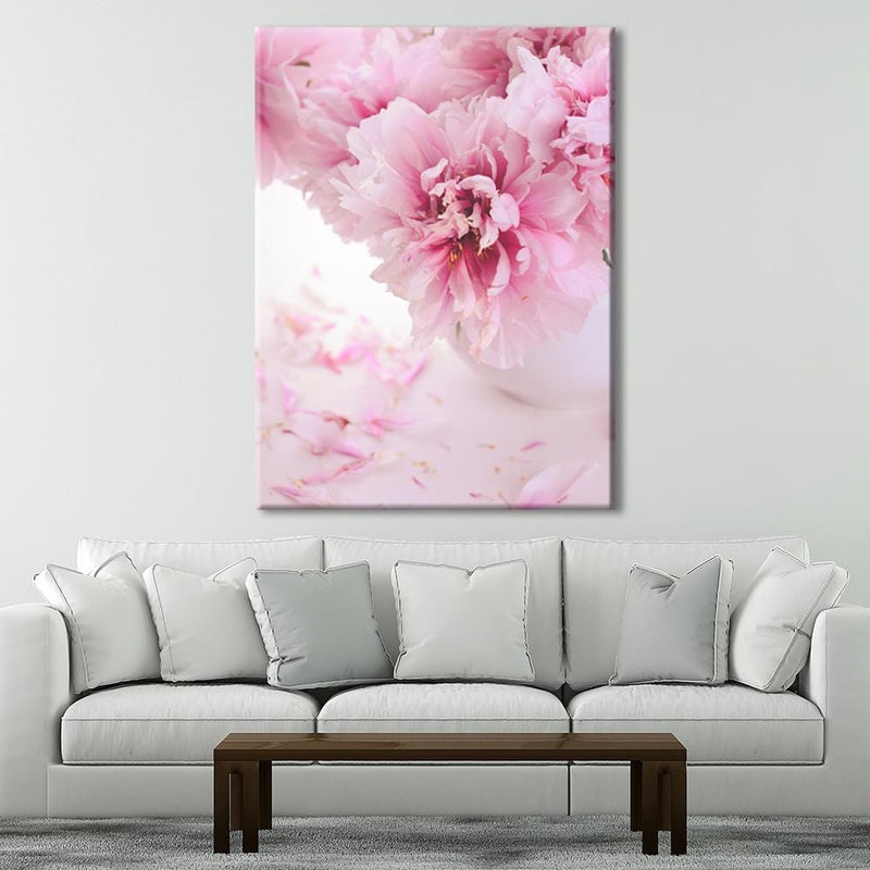 Shaded Pink Canvas