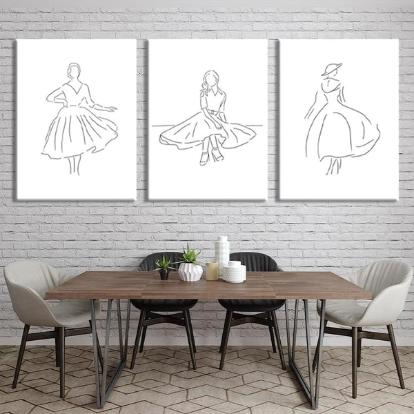 Skirts and Dresses Canvas